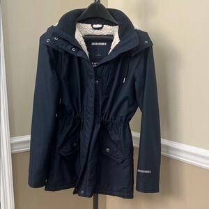 Abercrombie & Fitch Women's Navy Utility Jacket